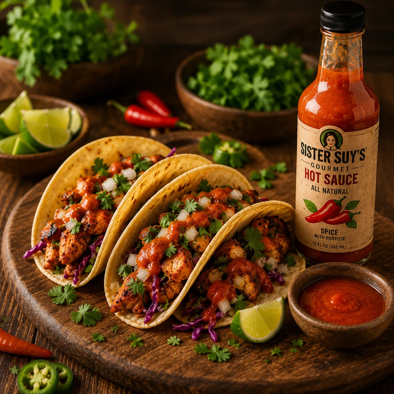 Hot Sauce Tacos